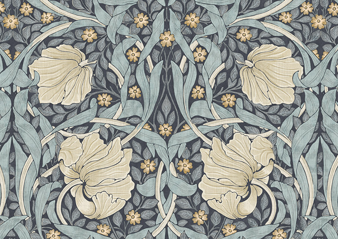 William Morris Pimpernel, Indigo - Made to Measure Curtains - Image 8